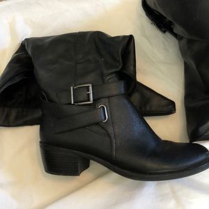 JustFab Black Boots size 7.5 | 14”